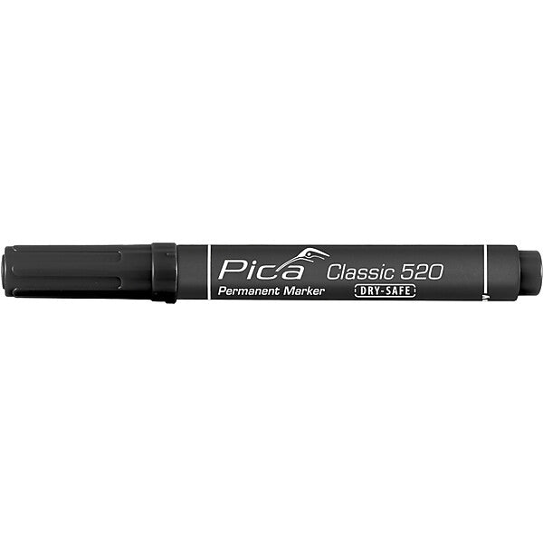 Pica Permanent Marker 1-4mm, Rsp, schwarz 520/46